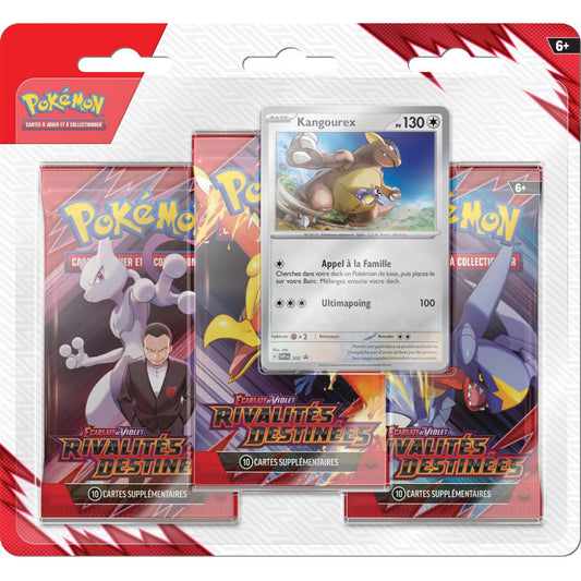Pokémon Destined Rivals "EV10" Triple Pack (French) – Random Model