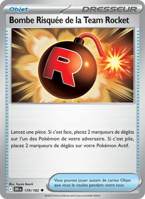Bombe Risquée de la Team Rocket 179/182