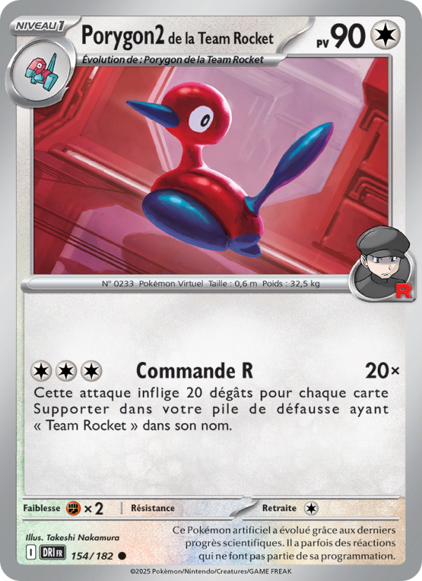 Porygon2 de la Team Rocket 154/182