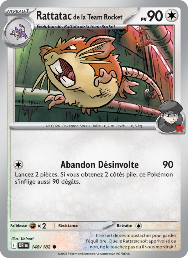 Rattatac de la Team Rocket 148/182