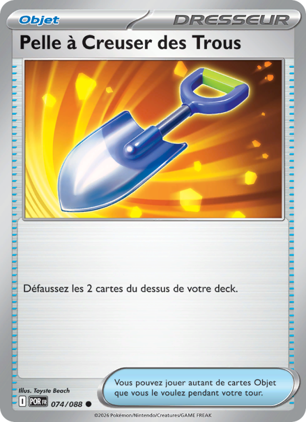 Pelle à Creuser des Trous 074/88