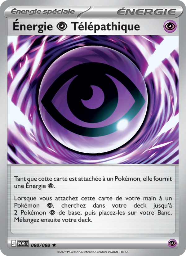 Énergie Psychic Télépathique 088/88
