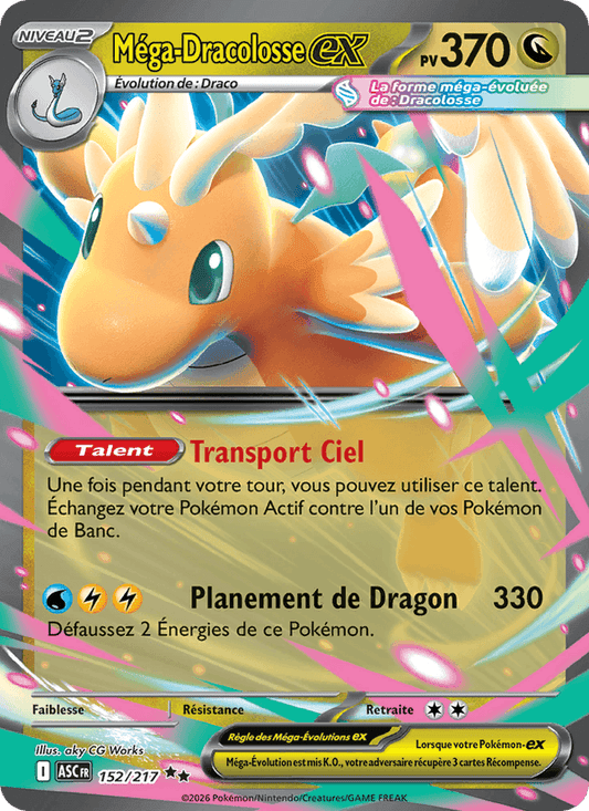 Méga-Dracolosse ex 152 ASC (Français)