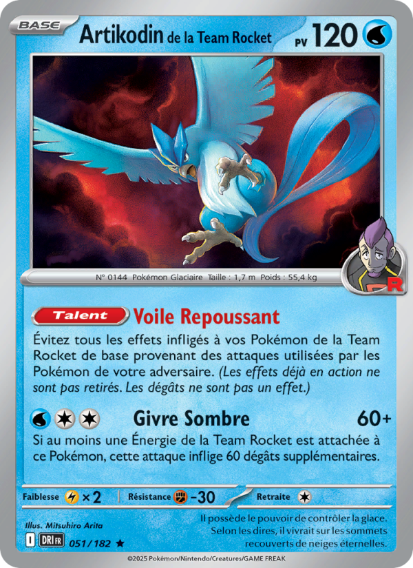 Artikodin de la Team Rocket 051/182