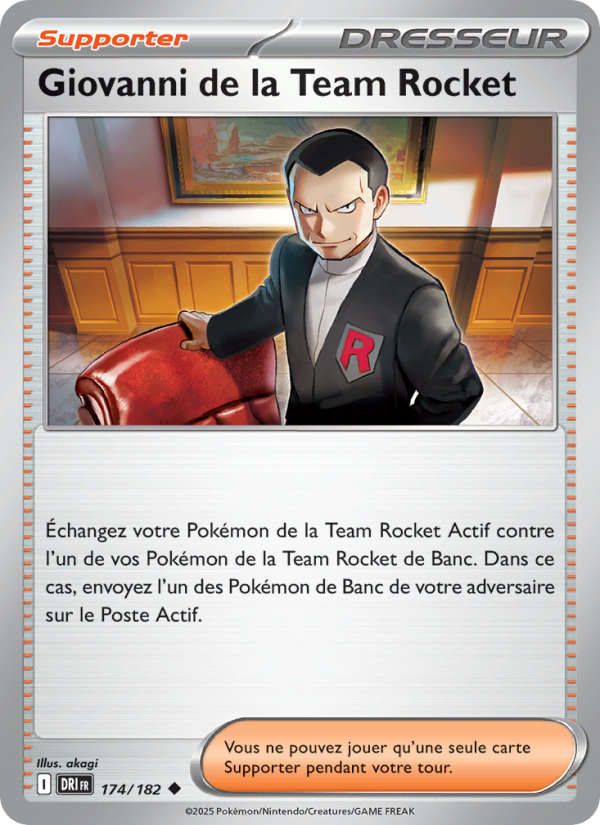 Giovanni de la Team Rocket 174/182