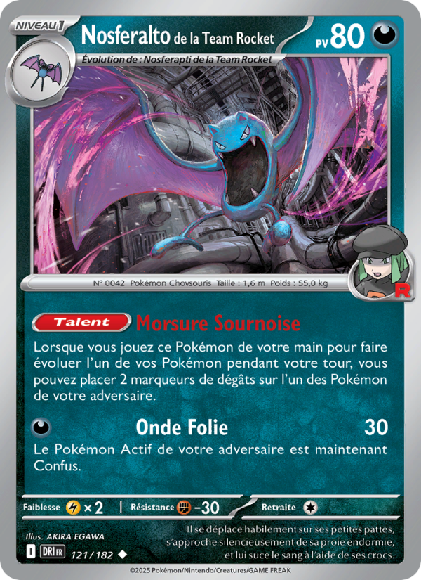 Nosferalto de la Team Rocket 121/182