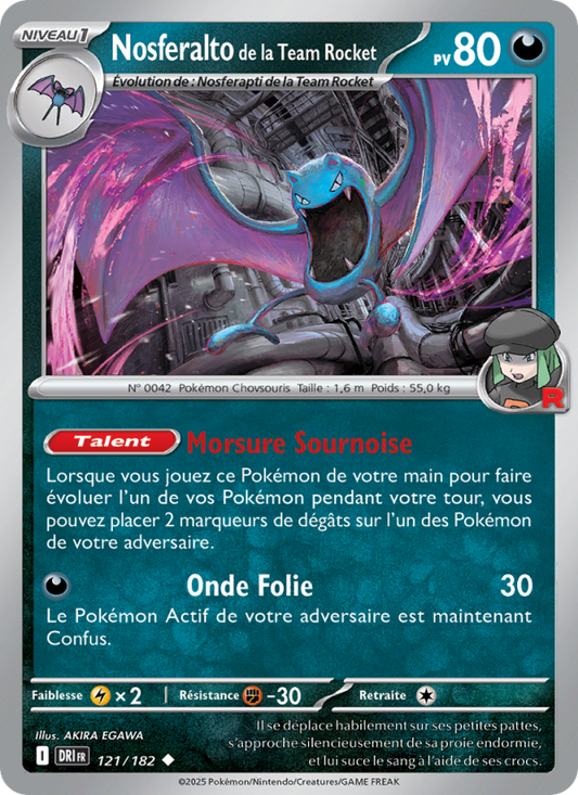 Nosferalto de la Team Rocket 121/182