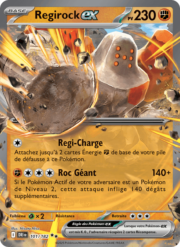 Regirock ex 101 DRI (Français)