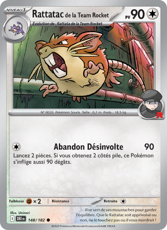 Rattatac de la Team Rocket 148/182