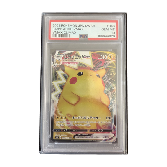 Pikachu VMAX FA PSA 10 VMAX Climax JP - Recto