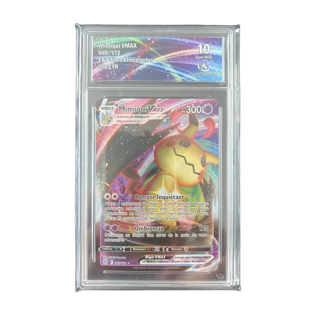 Mimiqui VMAX 069/172 Stars Etincelantes gradee Collect Aura 10