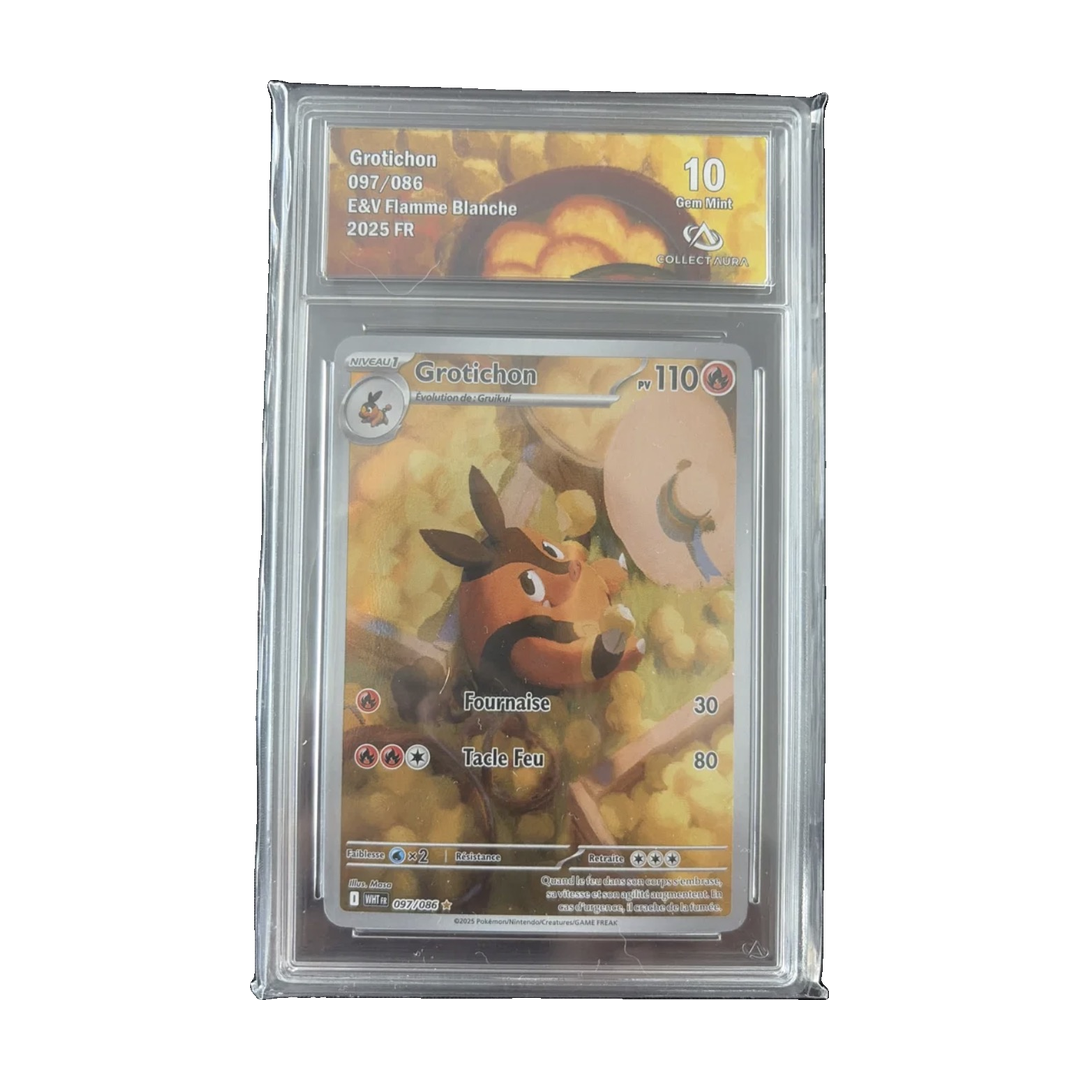 Grotichon 097/086 Flamme Blanche gradee Collect Aura 10